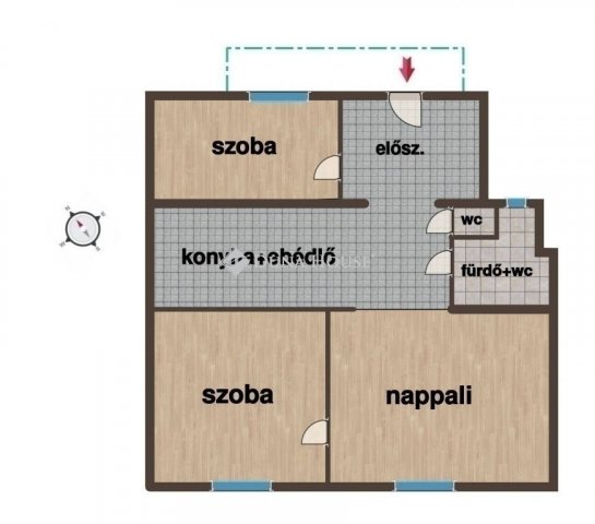 Eladó ikerház, Budapesten, XVIII. kerületben 102 M Ft, 3 szobás