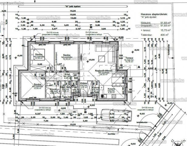 Eladó családi ház, Csörögön 94 M Ft, 2+2 szobás