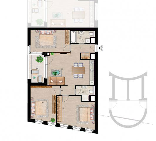 Eladó téglalakás, Budapesten, XVIII. kerületben, Üllői úton