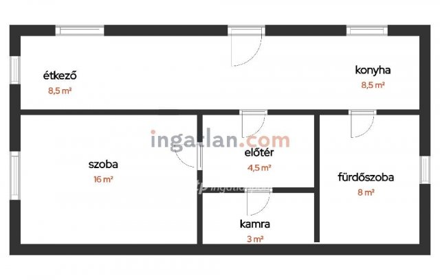 Eladó családi ház, Hajdúszoboszlón 38 M Ft, 1 szobás