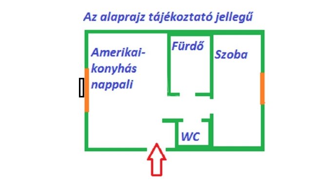 Eladó téglalakás, Kecskeméten 59.9 M Ft, 1+1 szobás