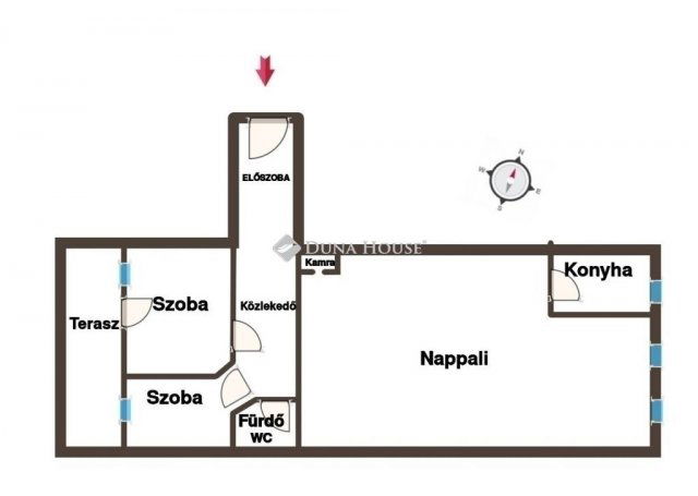 Eladó téglalakás, Kecskeméten 62.9 M Ft, 1+2 szobás
