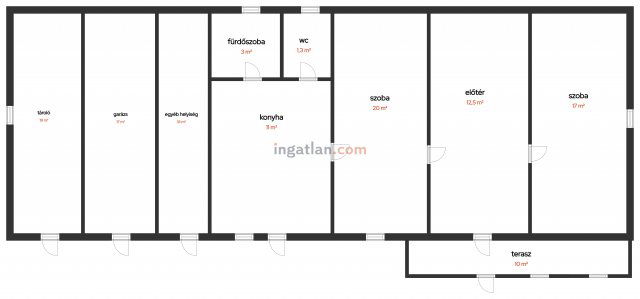 Eladó családi ház, Rakamazon 13.5 M Ft, 2 szobás