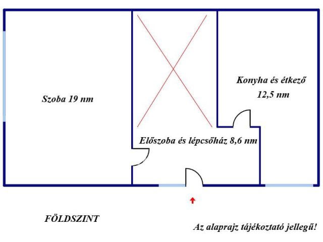 Eladó ikerház, Tiszaföldváron 26.5 M Ft, 2+1 szobás