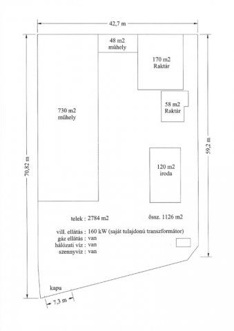 Eladó ipari ingatlan, Székesfehérvárott 350 M Ft