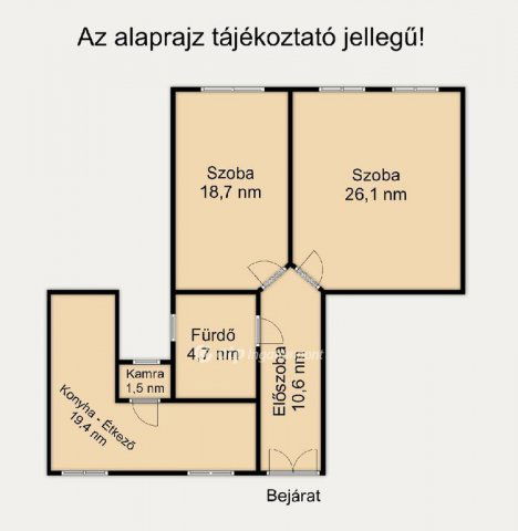 Eladó téglalakás, Budapesten, IX. kerületben 105 M Ft, 2 szobás