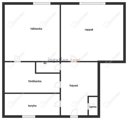 Eladó téglalakás, Győrött 60.85 M Ft, 2 szobás