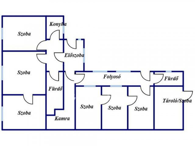 Eladó családi ház, Villányban 27 M Ft, 7 szobás