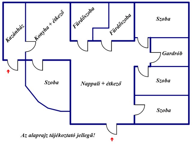 Eladó családi ház, Nyíregyházán 57.9 M Ft, 1+5 szobás