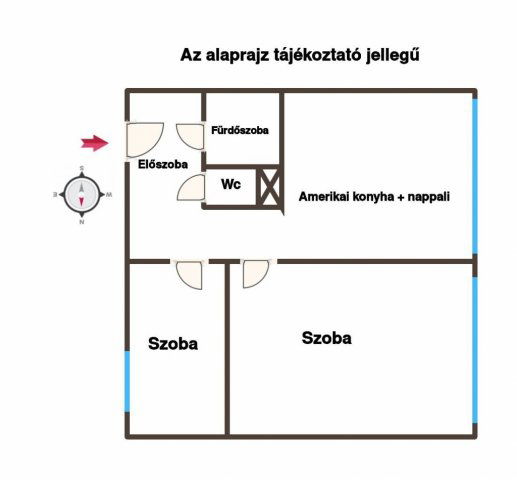 Eladó panellakás, Pécsett 42.9 M Ft, 3 szobás