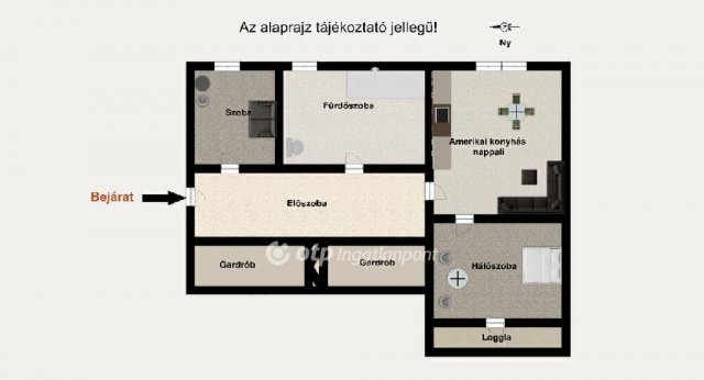 Eladó téglalakás, Budapesten, IX. kerületben 84.9 M Ft