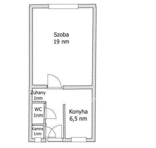 Eladó téglalakás, Szolnokon 22.49 M Ft, 1 szobás