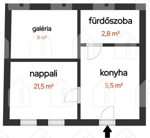 Eladó téglalakás, Budapesten, VI. kerületben 41 M Ft, 1 szobás