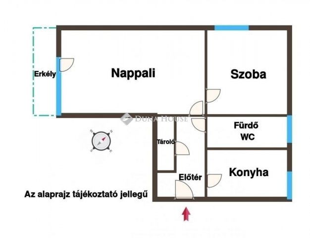 Eladó téglalakás, Budapesten, IX. kerületben 76.9 M Ft, 2 szobás