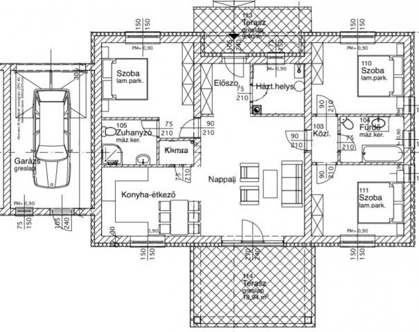 Eladó ikerház, Szadán 184.99 M Ft, 4+1 szobás
