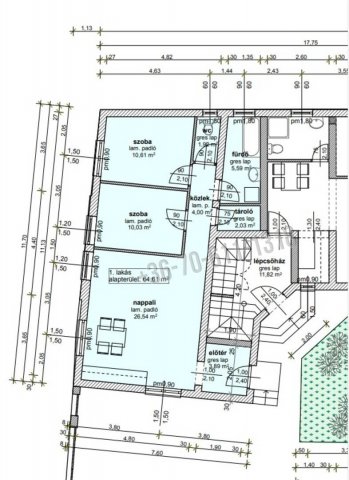 Eladó téglalakás, Hajdúböszörményen 69.9 M Ft, 3 szobás