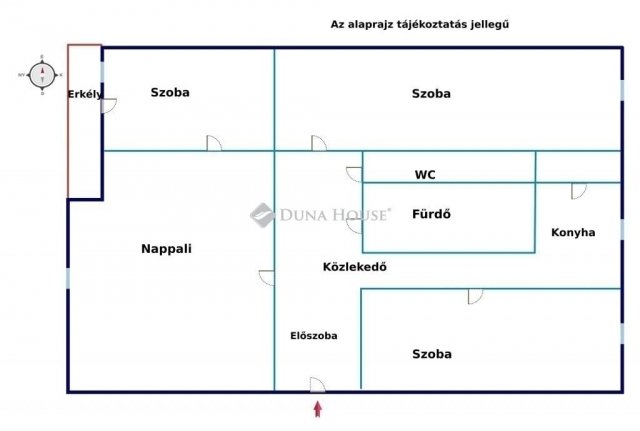 Eladó panellakás, Szegeden 58.5 M Ft, 4 szobás