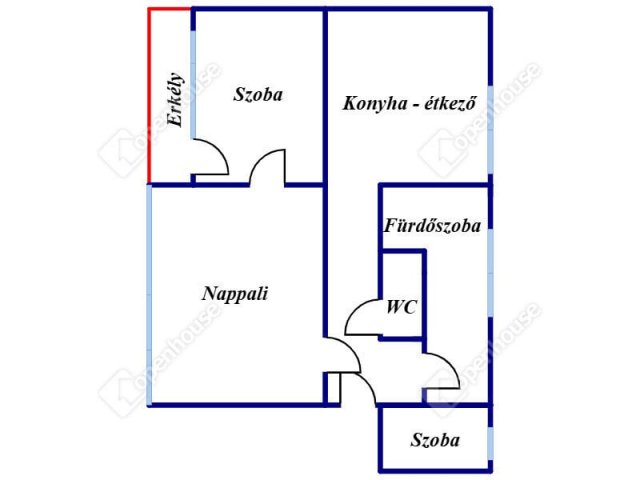 Eladó panellakás, Debrecenben 73.9 M Ft, 3 szobás
