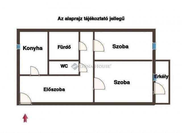 Eladó panellakás, Budapesten, VIII. kerületben 62 M Ft, 2 szobás