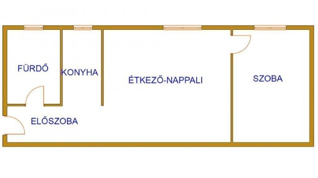 Eladó téglalakás, Pécsett 35.9 M Ft, 2 szobás