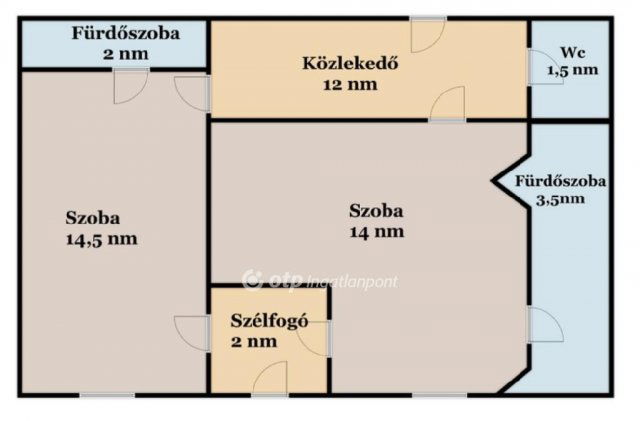 Eladó téglalakás, Debrecenben 75 M Ft, 2 szobás