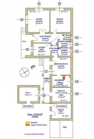 Eladó családi ház, Tiszafüreden 41 M Ft, 3 szobás