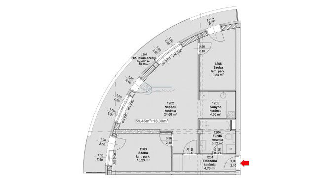 Eladó téglalakás, Szegeden 95.2 M Ft, 3 szobás