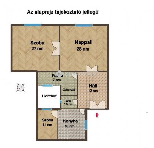 Eladó téglalakás, Budapesten, VI. kerületben, Dessewffy utcában