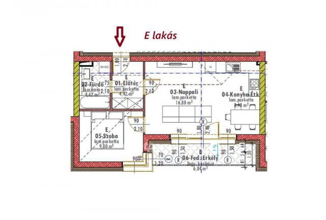 Eladó téglalakás, Mendén 46.5 M Ft, 2 szobás