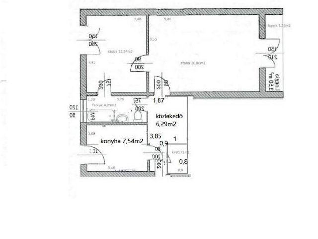 Eladó téglalakás, Nyíregyházán 44.9 M Ft, 2 szobás