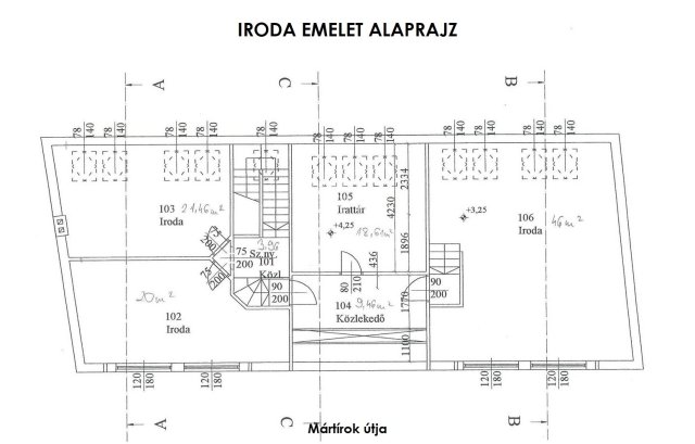 Kiadó iroda, Székesfehérvárott 250 E Ft / hó, 4 szobás