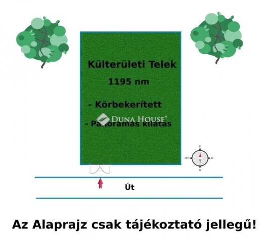 Eladó telek, Alsópetényen 8.9 M Ft / költözzbe.hu
