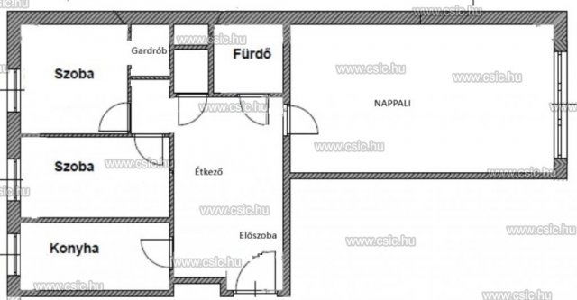 Eladó téglalakás, Budapesten, III. kerületben 71.2 M Ft