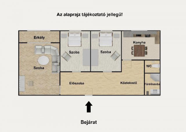 Eladó panellakás, Budapesten, XI. kerületben 72.5 M Ft, 3 szobás