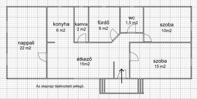 Eladó családi ház, Jászalsószentgyörgyon 15 M Ft, 2+1 szobás