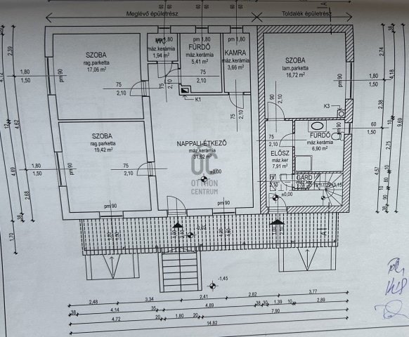 Eladó családi ház, Csévharaszton 89.9 M Ft, 7 szobás
