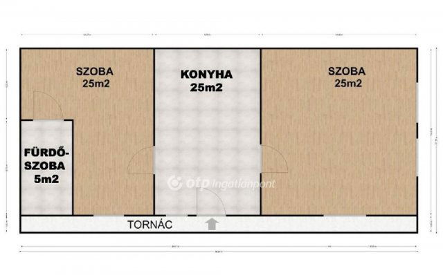 Eladó családi ház, Hencidán 5 M Ft, 2 szobás