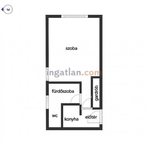 Eladó panellakás, Törökszentmiklóson 15.8 M Ft, 1 szobás