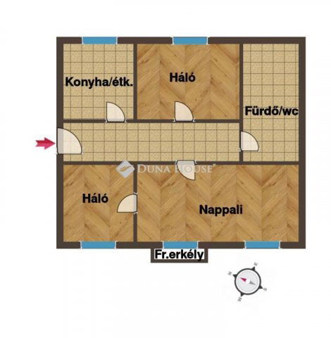 Kiadó téglalakás, albérlet, Pécsett 200 E Ft / hó, 3 szobás