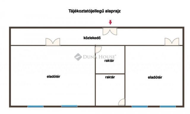 Eladó üzlethelyiség, Nagyrábén, Kossuth Lajos úton 45 M Ft