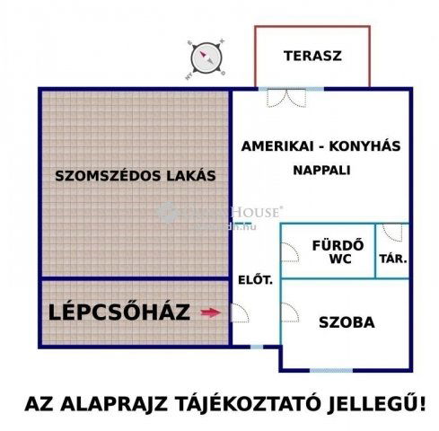 Eladó téglalakás, Monorierdőn 53.9 M Ft, 2 szobás