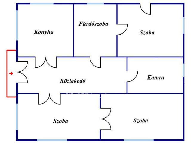 Eladó családi ház, Sándorfalván 55.9 M Ft, 3 szobás