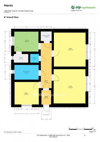 Eladó családi ház, Pápán 42.5 M Ft, 2+1 szobás