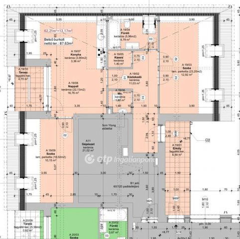 Eladó téglalakás, Szegeden 82.56 M Ft, 3 szobás
