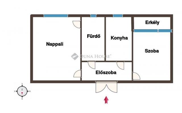 Eladó panellakás, Pécsett, Ajtósi Dürer utcában 48.9 M Ft