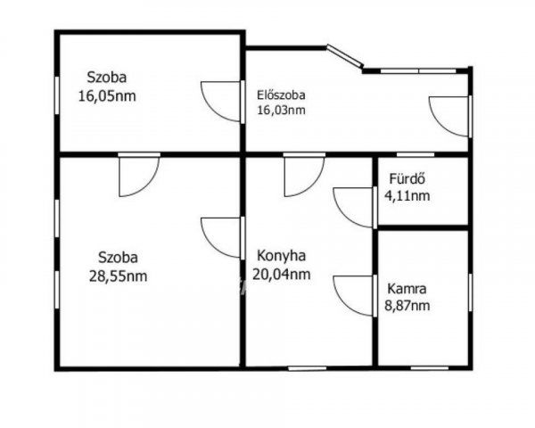 Eladó téglalakás, Kunszentmártonban 7.5 M Ft, 2 szobás