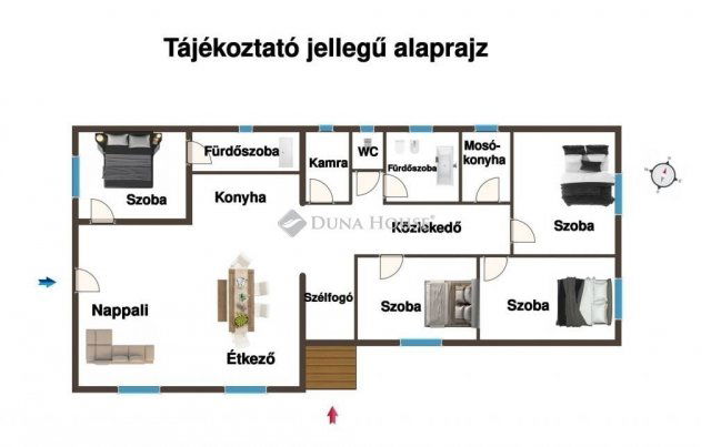 Eladó családi ház, Kunszentmiklóson 84.17 M Ft, 5 szobás