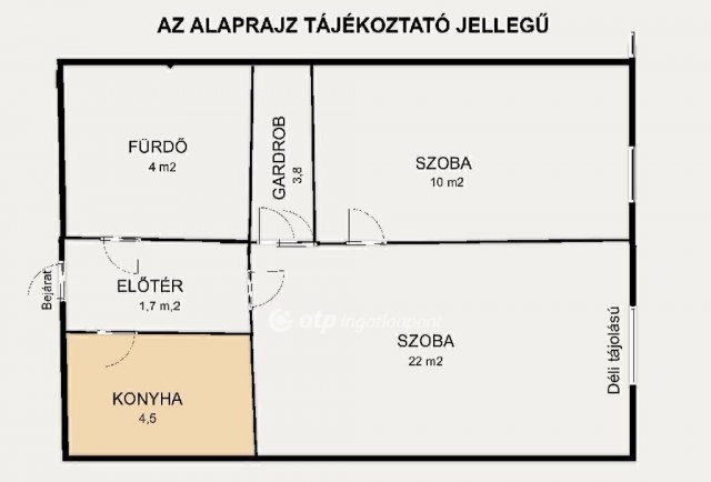 Eladó panellakás, Budapesten, XIV. kerületben 62 M Ft, 1+1 szobás