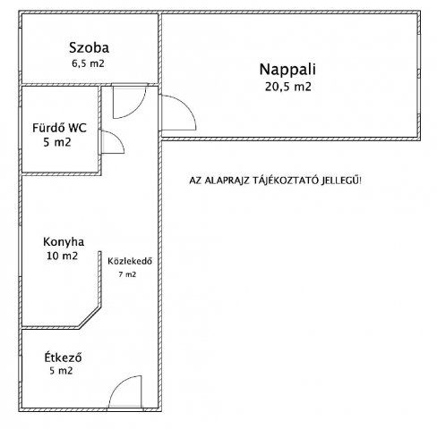 Eladó téglalakás, Nyirádon 31.4 M Ft, 1+1 szobás