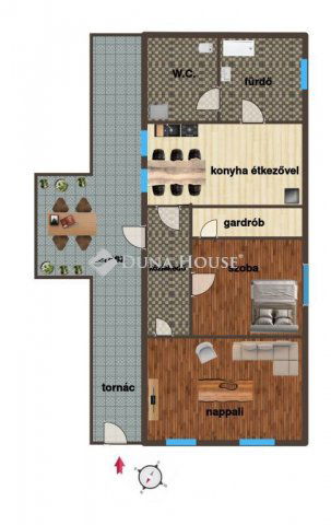 Eladó családi ház, Tabon 49.9 M Ft, 2 szobás